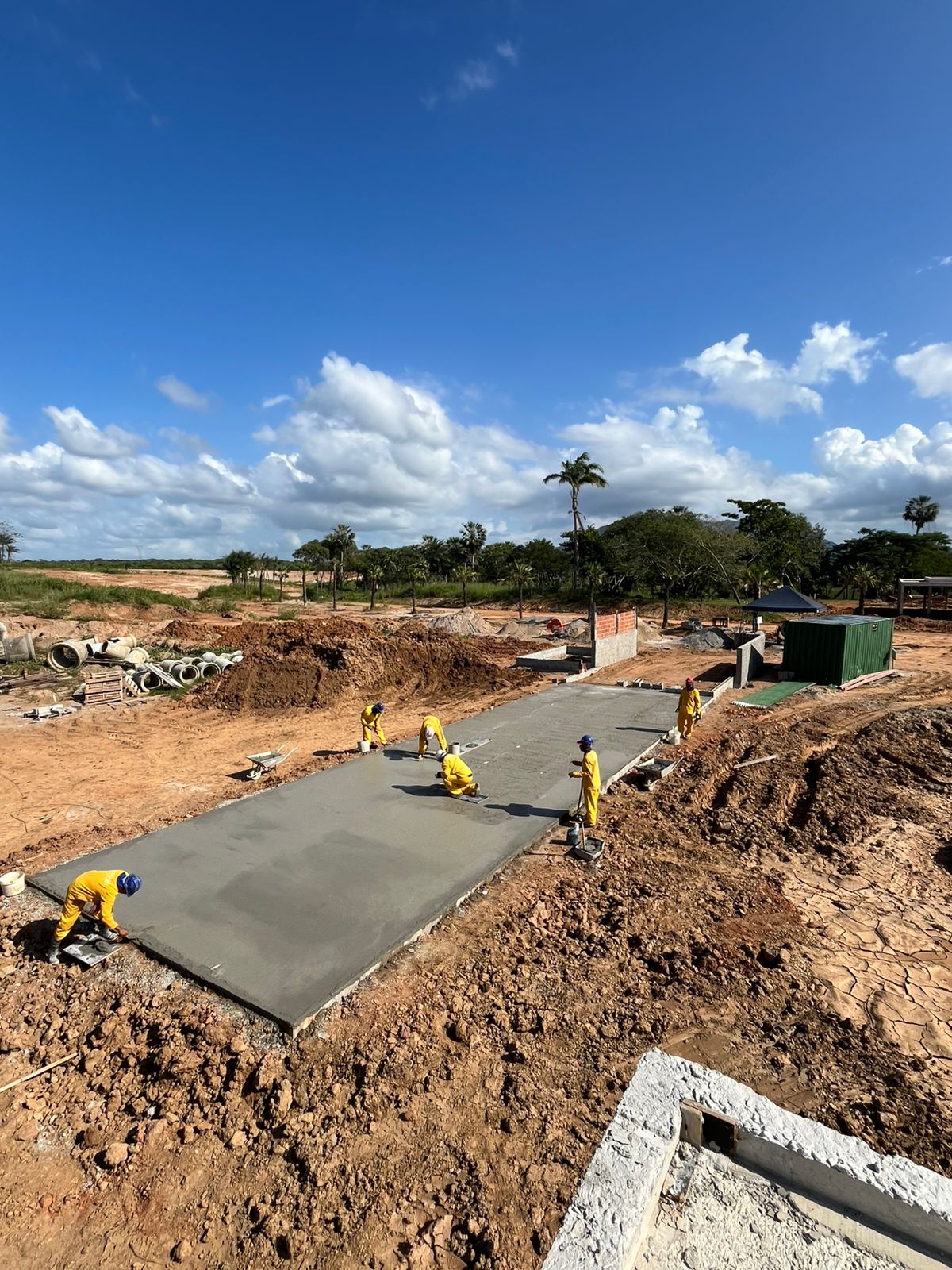 Imagem da obra do empreendimento