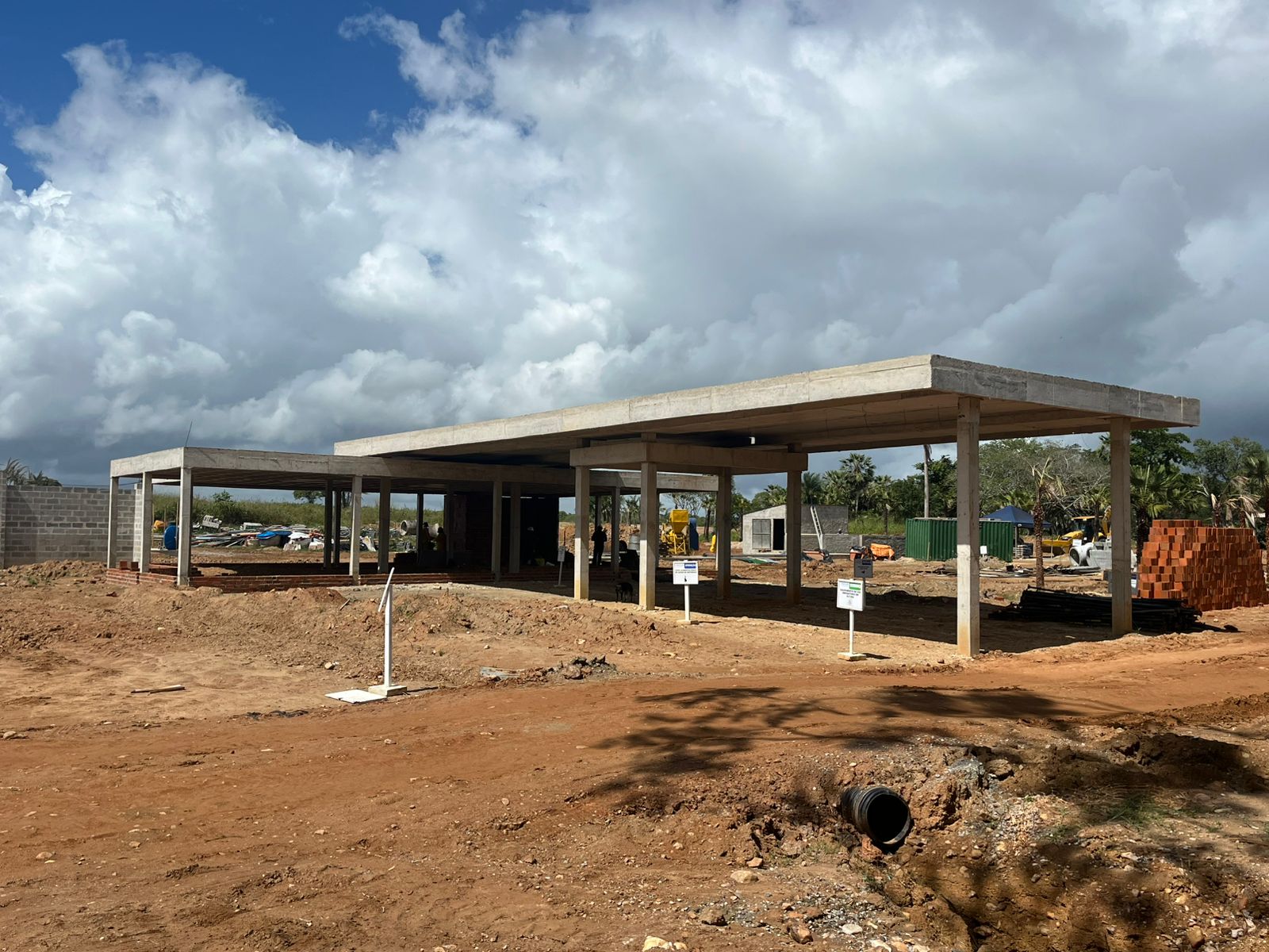 Imagem da obra do empreendimento