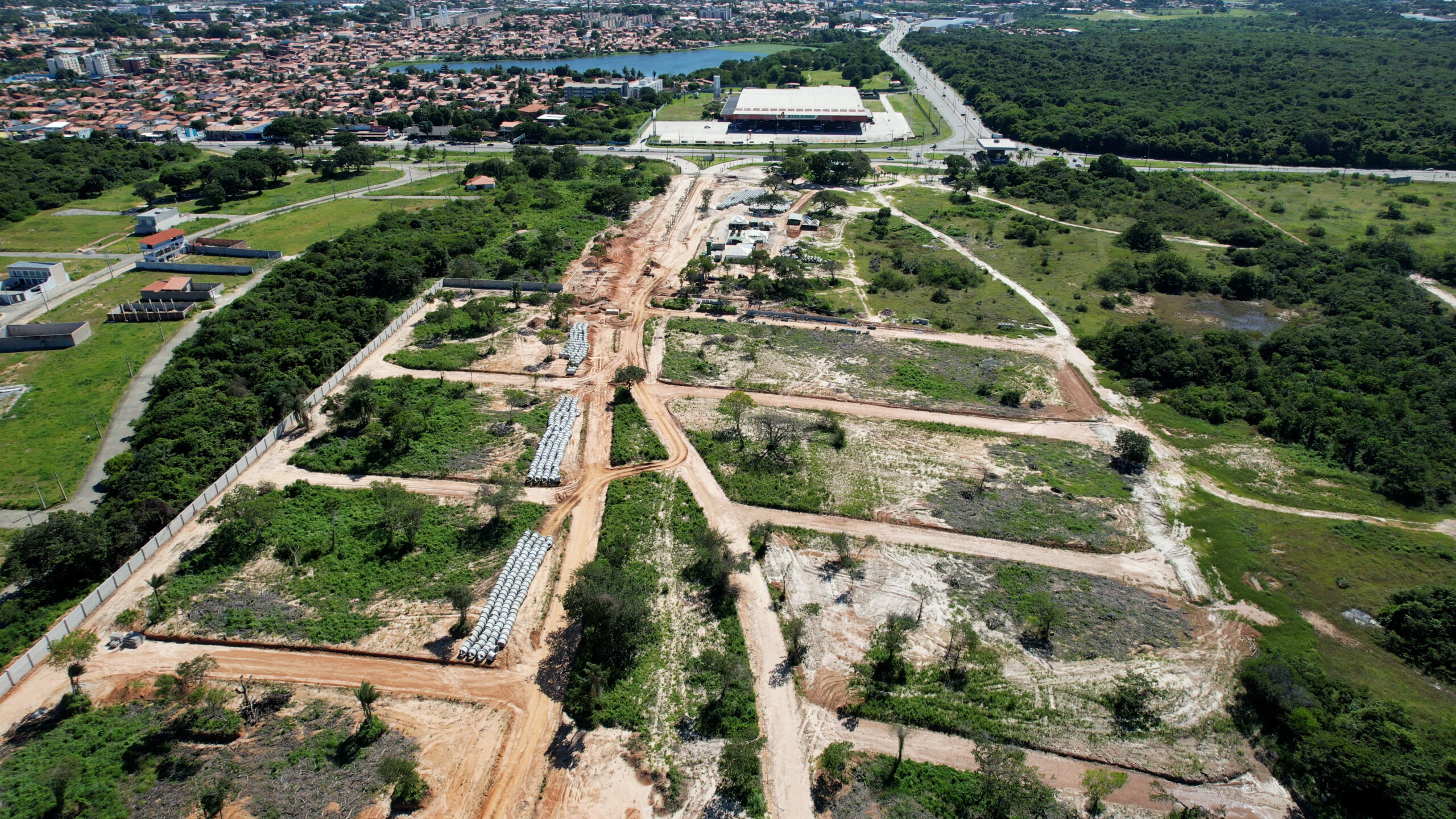 Imagem da obra do empreendimento