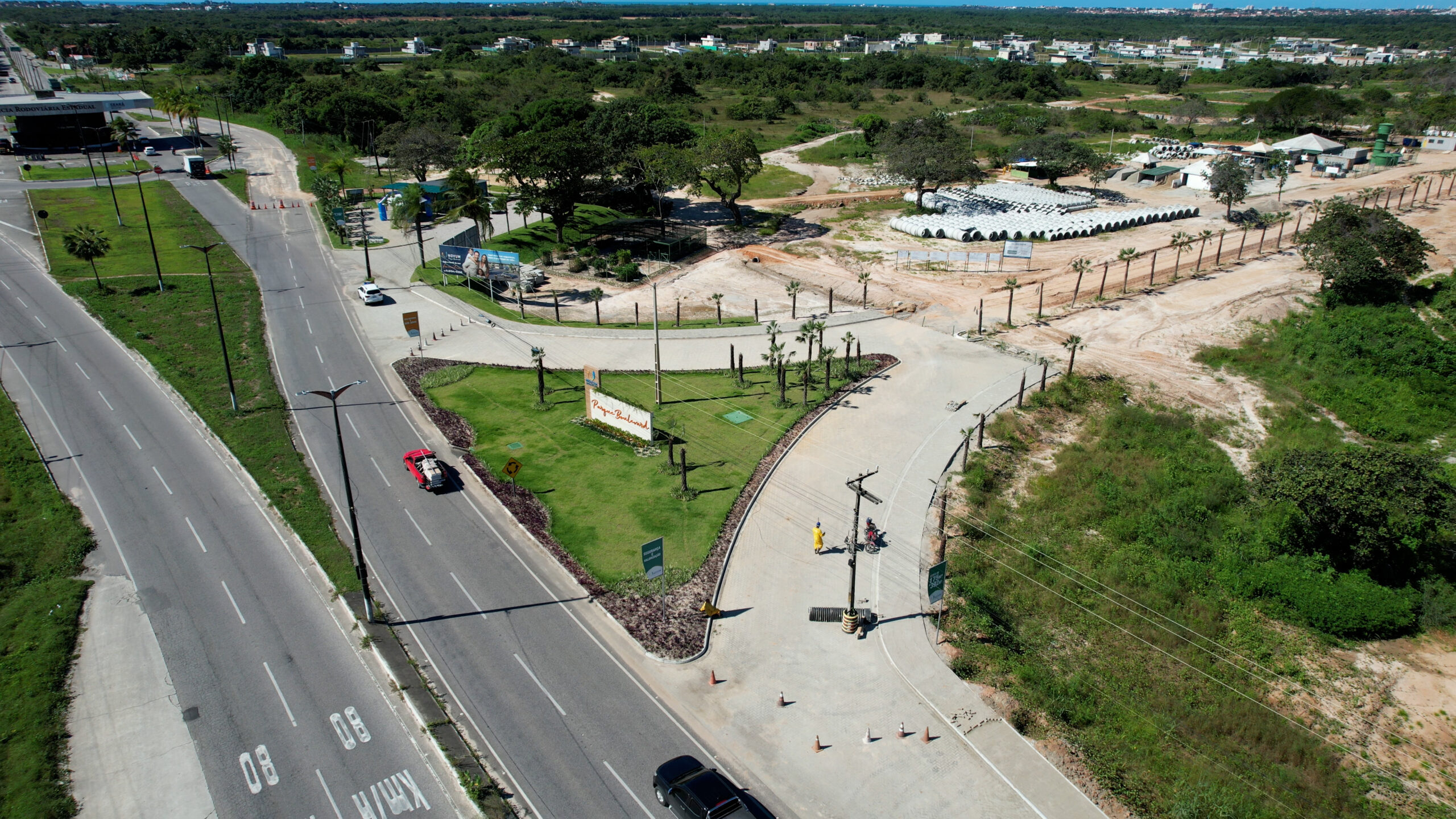 Imagem da obra do empreendimento
