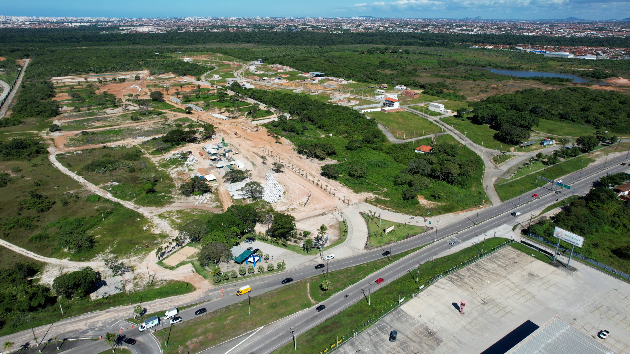 Imagem da obra do empreendimento