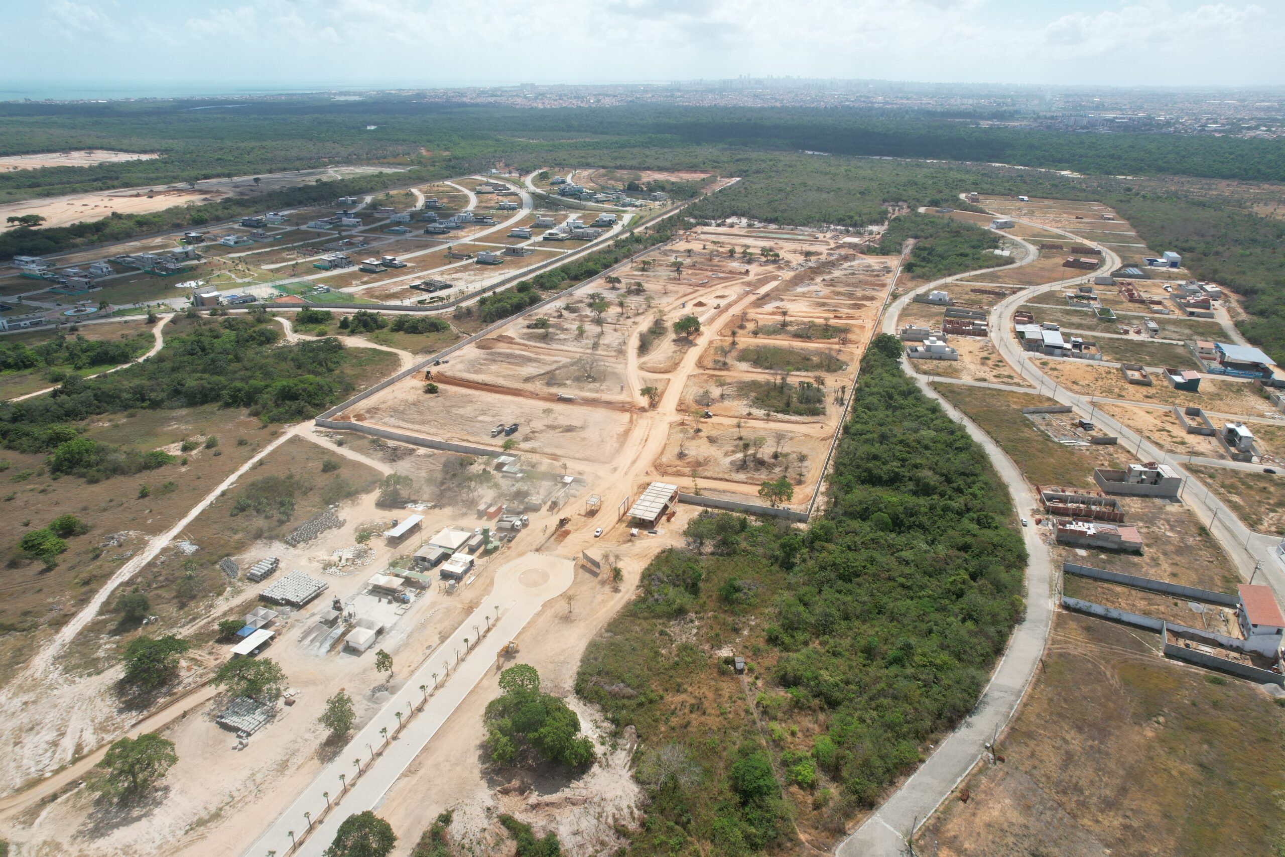 Imagem da obra do empreendimento