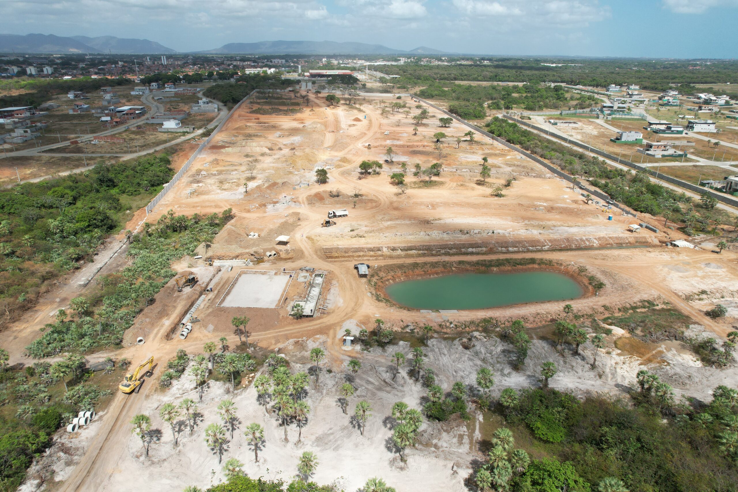 Imagem da obra do empreendimento