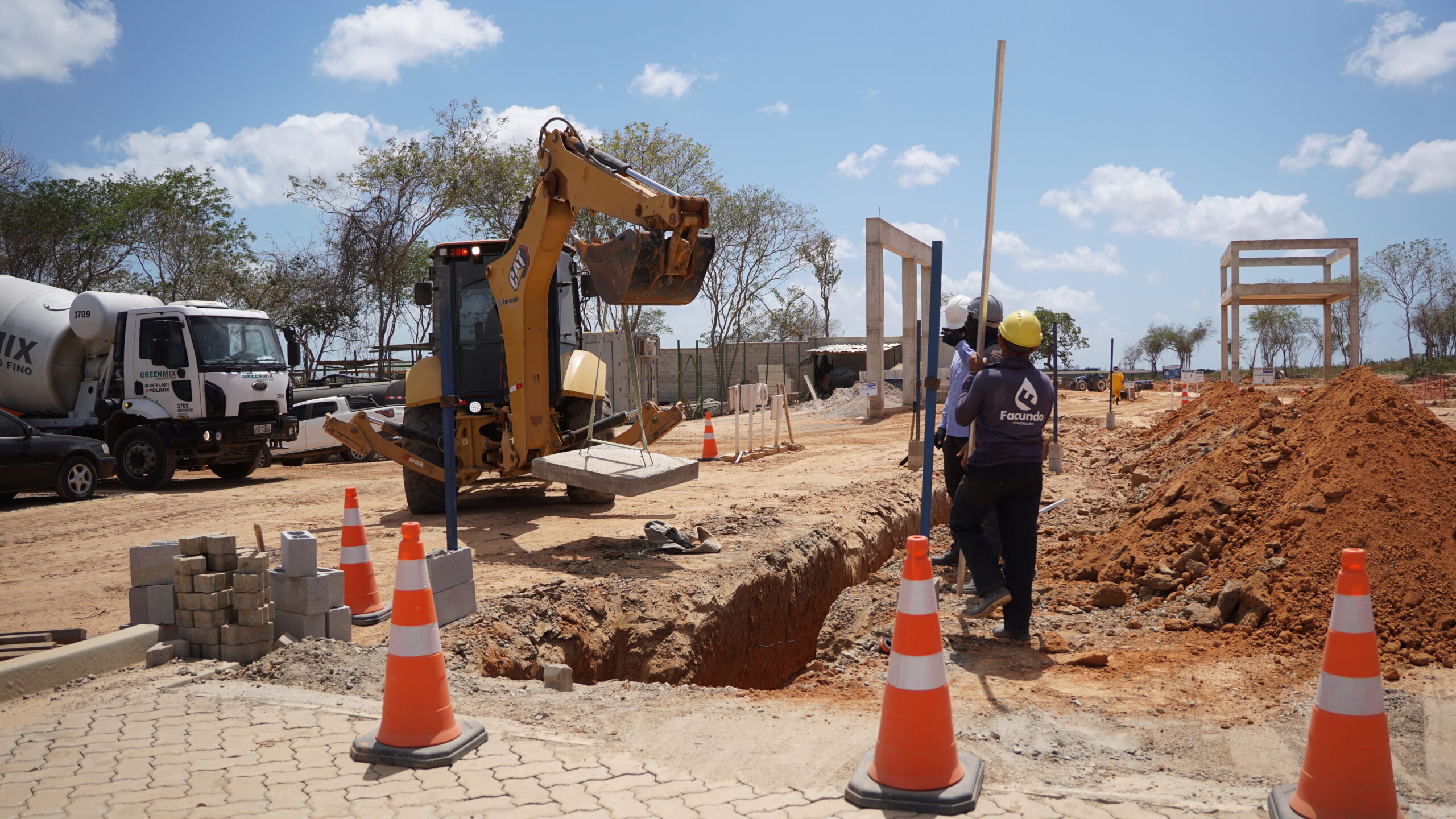 Imagem da obra do empreendimento