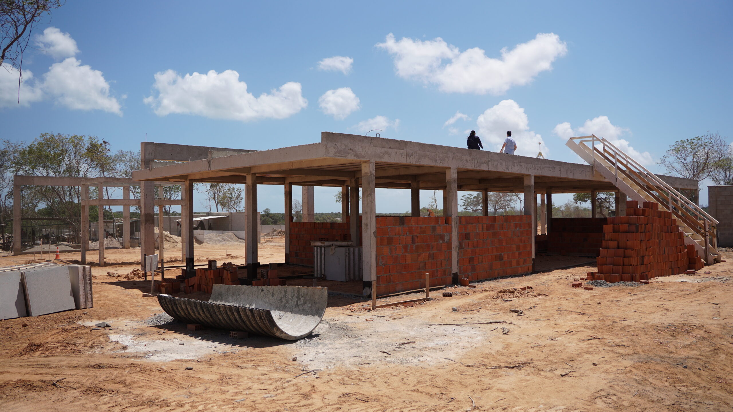 Imagem da obra do empreendimento