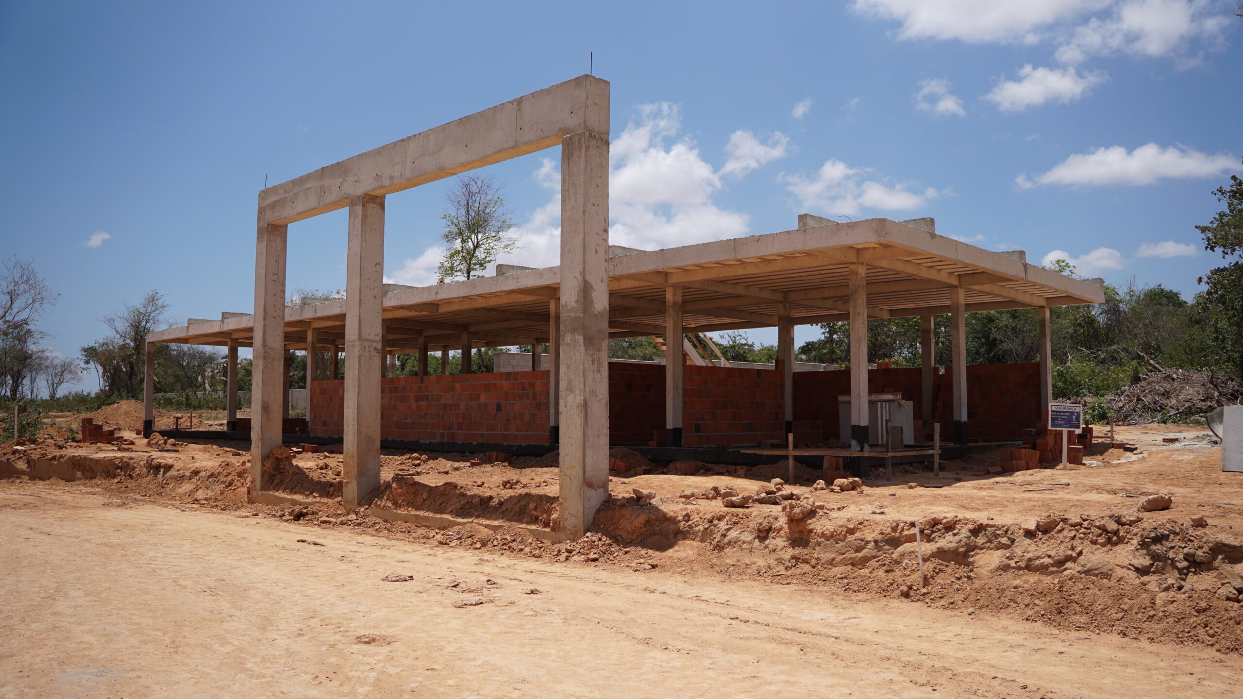 Imagem da obra do empreendimento