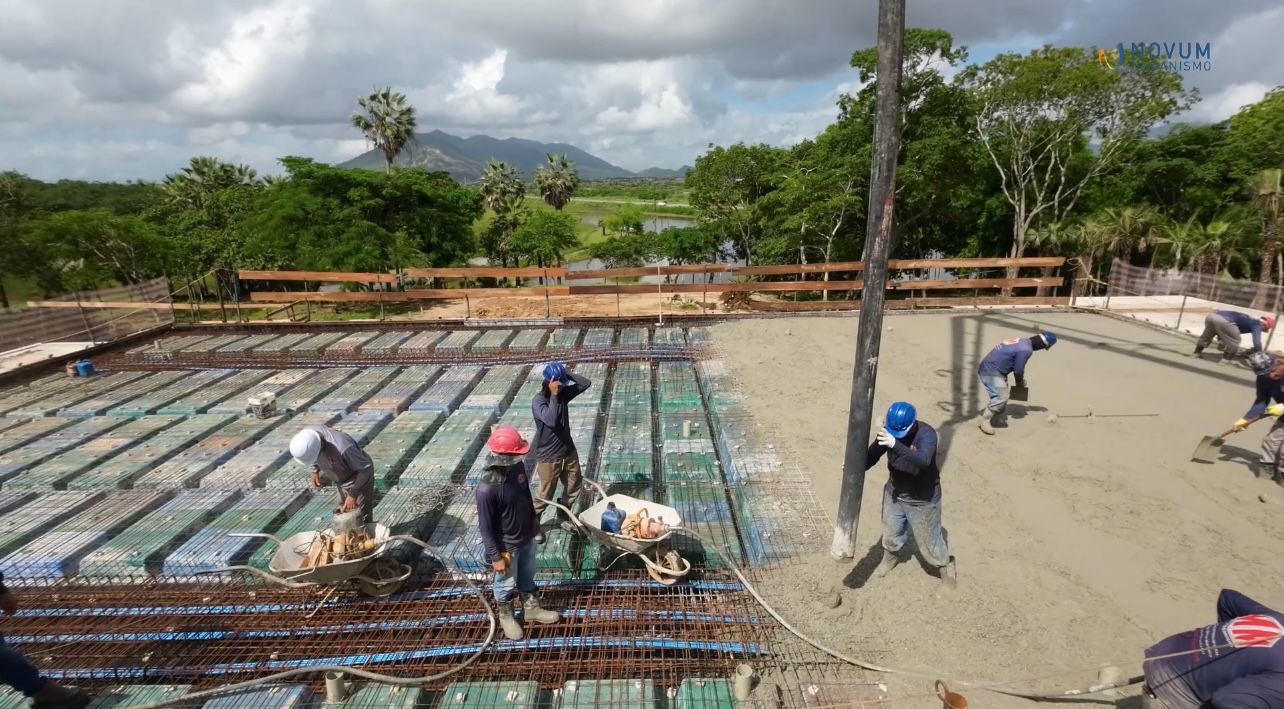 Imagem da obra do empreendimento