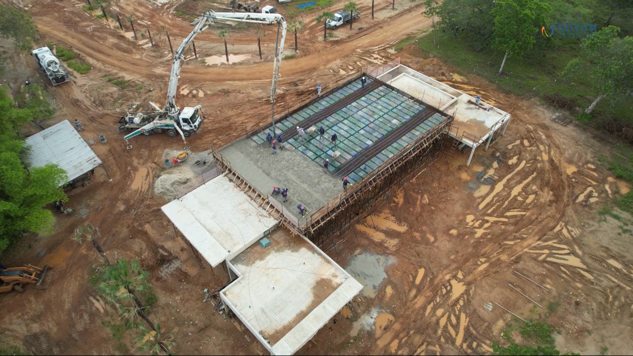 Imagem da obra do empreendimento