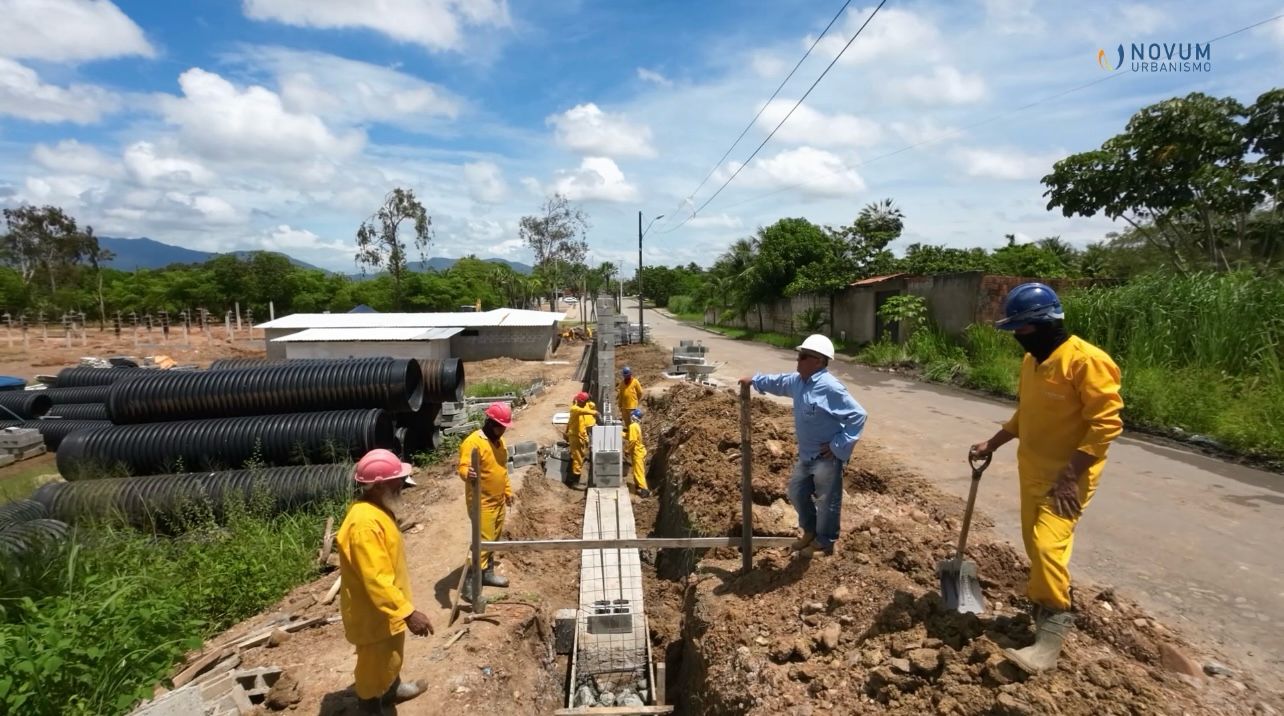 Imagem da obra do empreendimento