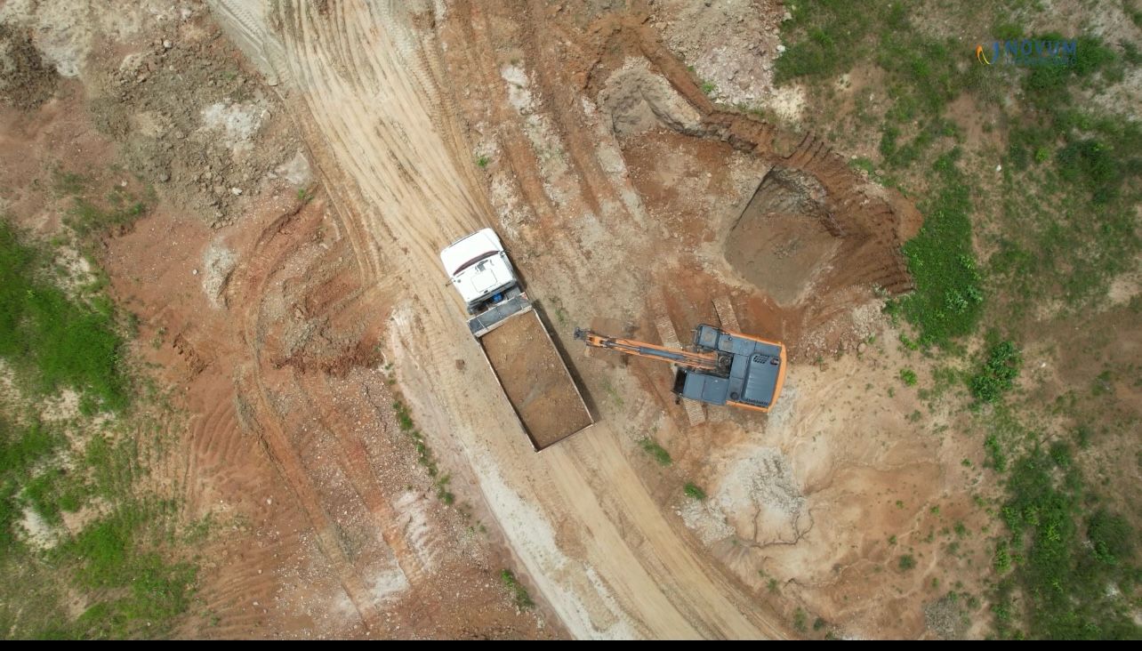 Imagem da obra do empreendimento