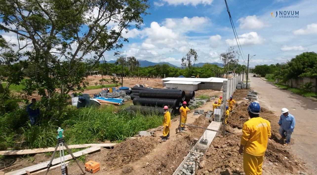 Imagem da obra do empreendimento