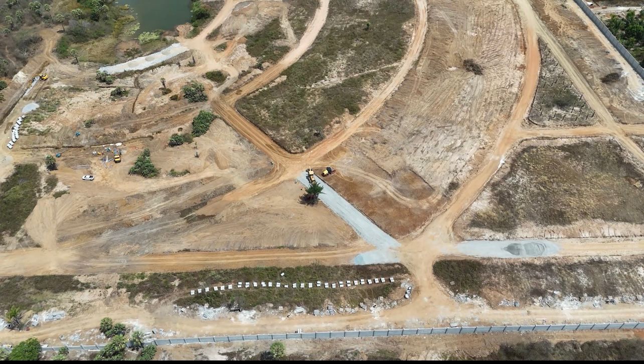 Imagem da obra do empreendimento