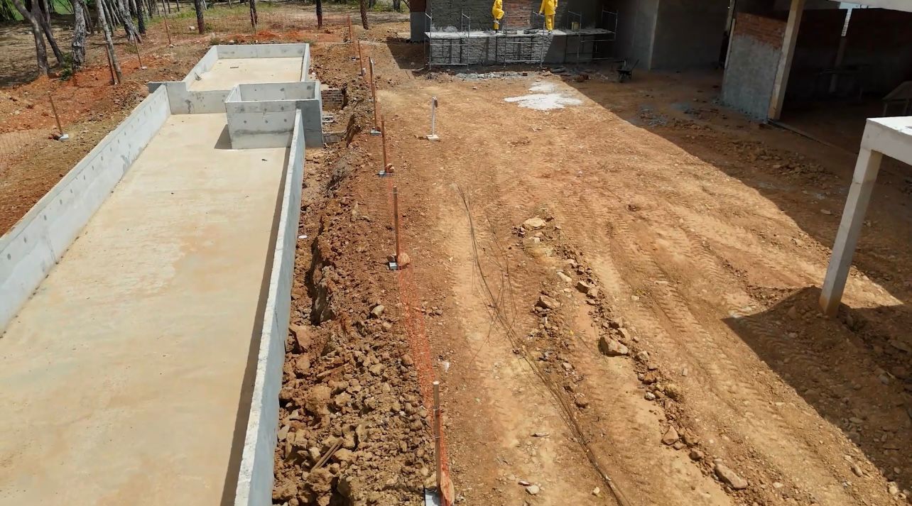 Imagem da obra do empreendimento