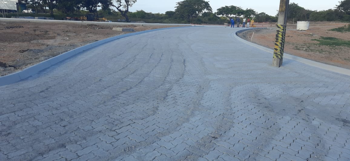Imagem da obra do empreendimento