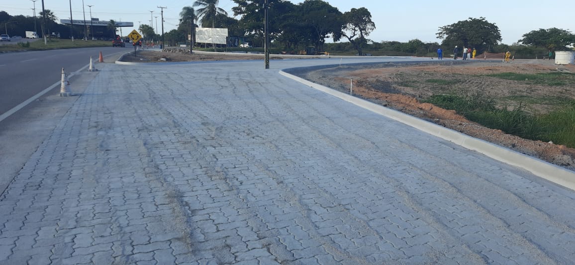 Imagem da obra do empreendimento