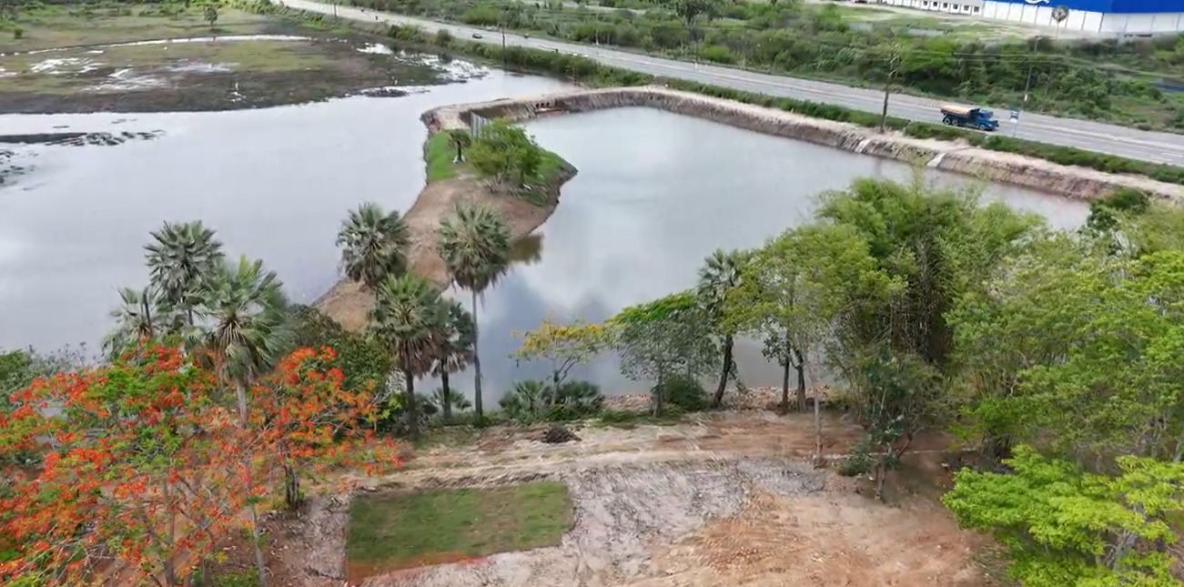 Imagem da obra do empreendimento