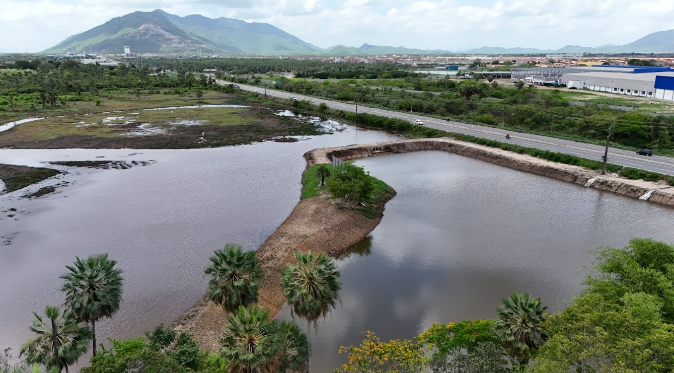 Imagem da obra do empreendimento