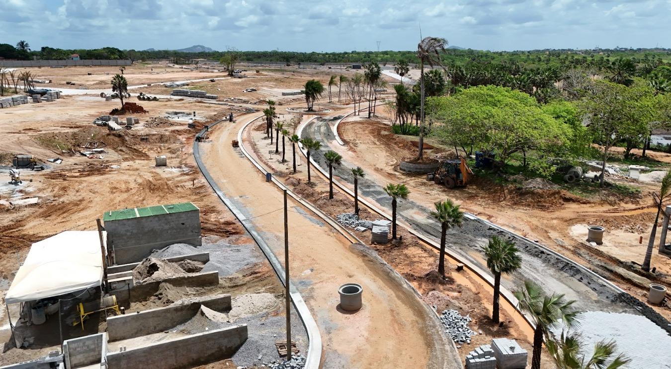 Imagem da obra do empreendimento