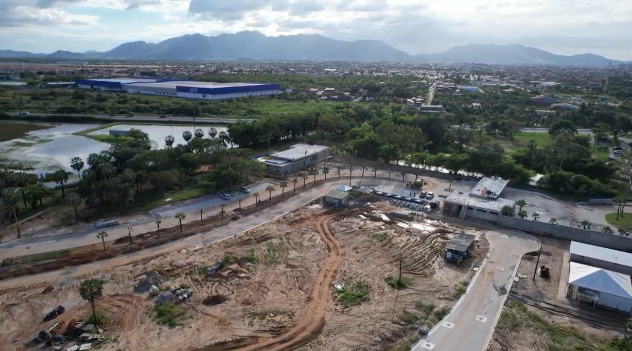Imagem da obra do empreendimento
