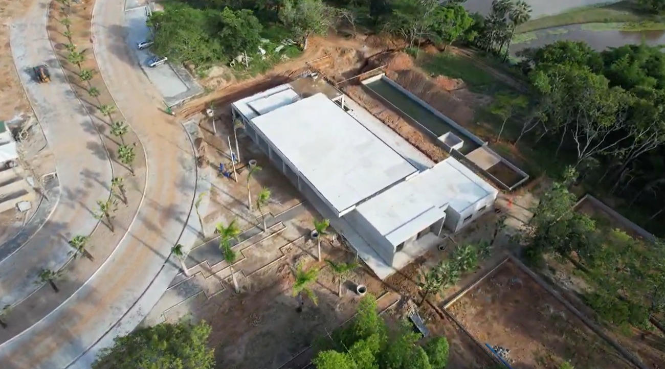 Imagem da obra do empreendimento