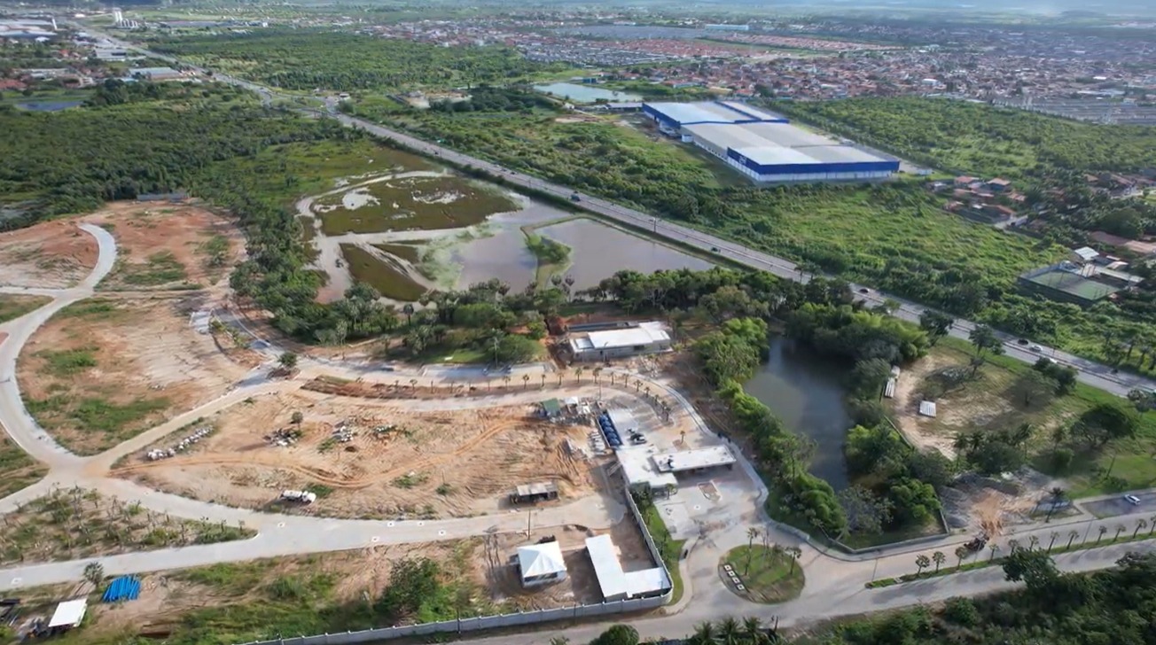 Imagem da obra do empreendimento